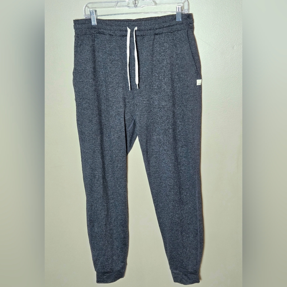 Vuori Charcoal Gray Track Pants with Drawstring